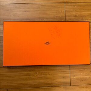 HERMES NEW authentic Cashmere muffler Men